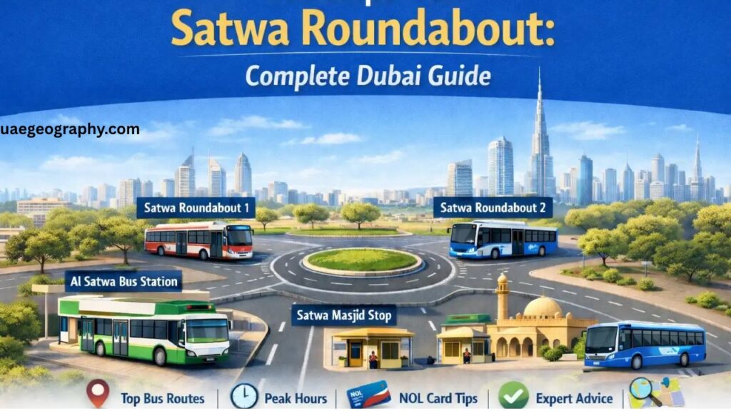 Approaching Satwa Roundabout 2