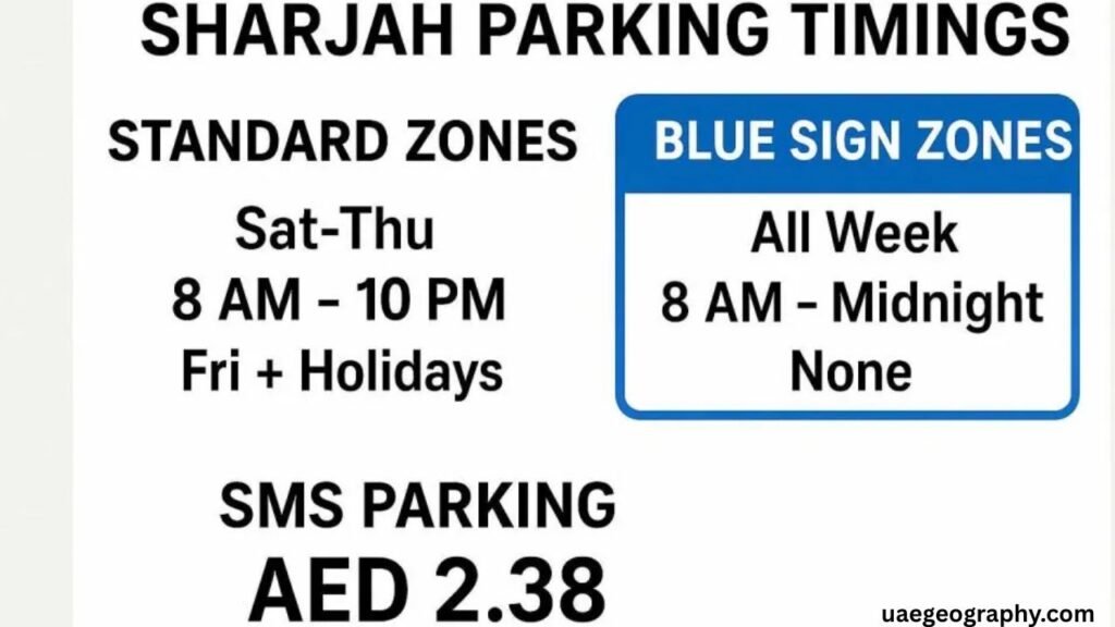 What Are the Official Sharjah Parking Timings