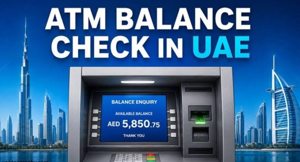 ATM Balance Check in UAE